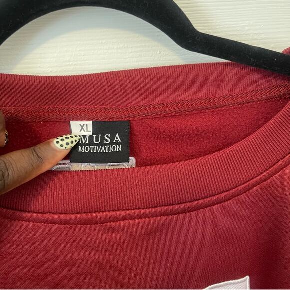 BraveHeart Burgundy Luxury Jogger Set - Picture 6 of 13